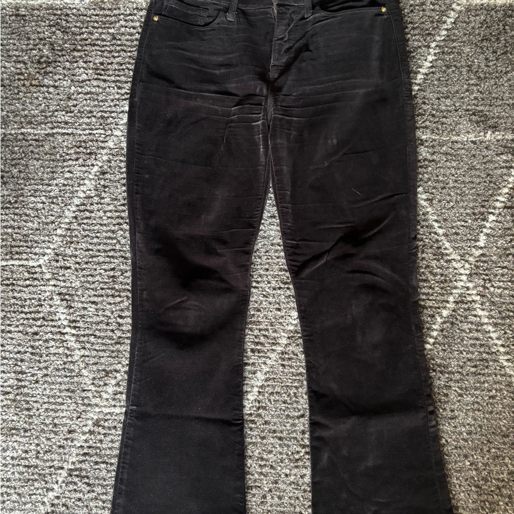 Frame Denim Black Boot Cut Jeans Timeless Style